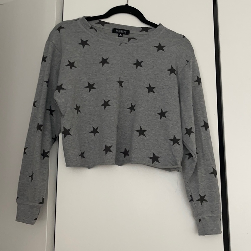 Star long sleeve cropped